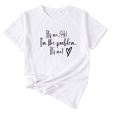 La lettre, c'est moi. Salut, je suis la chemise à manches courtes Problème.
