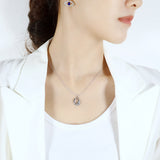 Creative Small Fresh Collarbone Chain Girl Crystal and Diamond Pendant Personalized Versatile Butterfly Necklace