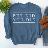 But Did Pullover für Damen mit Rundhalsausschnitt und Buchstabenmuster