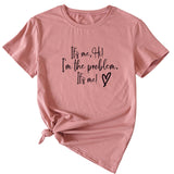La lettre, c'est moi. Salut, je suis la chemise à manches courtes Problème.