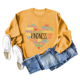 Love Generativity Fashion Loose Letter Long Sleeve Round Neck Sweater Girl