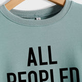 ALL PEOPLED OUT Fashion Round Neck Loose Long Sleeve Oversized Sweatshirt