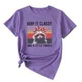 Women's Top Keep It Classy and A Little Short-sleeved T-shirt