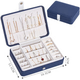 Organisateur De bijoux Portable collier boucles d'oreilles anneaux boîte à bijoux emballage en cuir PU stockage Joyeros organisateur De Joyas
