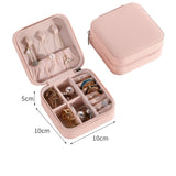 Organisateur De bijoux Portable collier boucles d'oreilles anneaux boîte à bijoux emballage en cuir PU stockage Joyeros organisateur De Joyas
