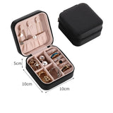 Organisateur De bijoux Portable collier boucles d'oreilles anneaux boîte à bijoux emballage en cuir PU stockage Joyeros organisateur De Joyas