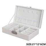 Organisateur De bijoux Portable collier boucles d'oreilles anneaux boîte à bijoux emballage en cuir PU stockage Joyeros organisateur De Joyas