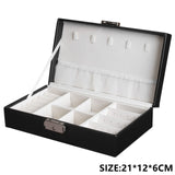 Organisateur De bijoux Portable collier boucles d'oreilles anneaux boîte à bijoux emballage en cuir PU stockage Joyeros organisateur De Joyas